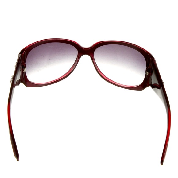 Dior Limited Red Swarovski Crystals Oval Gradient Lens Acetate Sunglasses - Picture 5 of 14